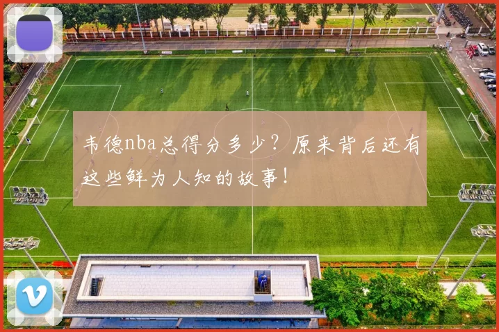 韦德nba总得分多少？原来背后还有这些鲜为人知的故事！
